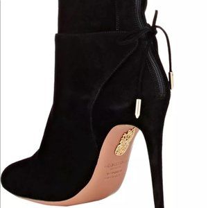 Aquazurra Giselle Cuissard Thigh High Suede Boots size 37 (Sz. 7 US)